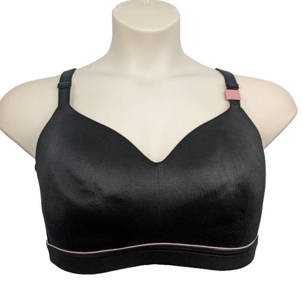 Cacique Womens Bra 38G Lightly Lined Lounge Wireless Black Lane Bryant - Picture 8 of 8